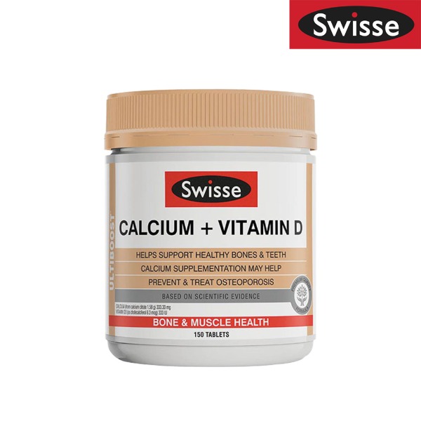 [스위스] 칼슘+비타민D 150정